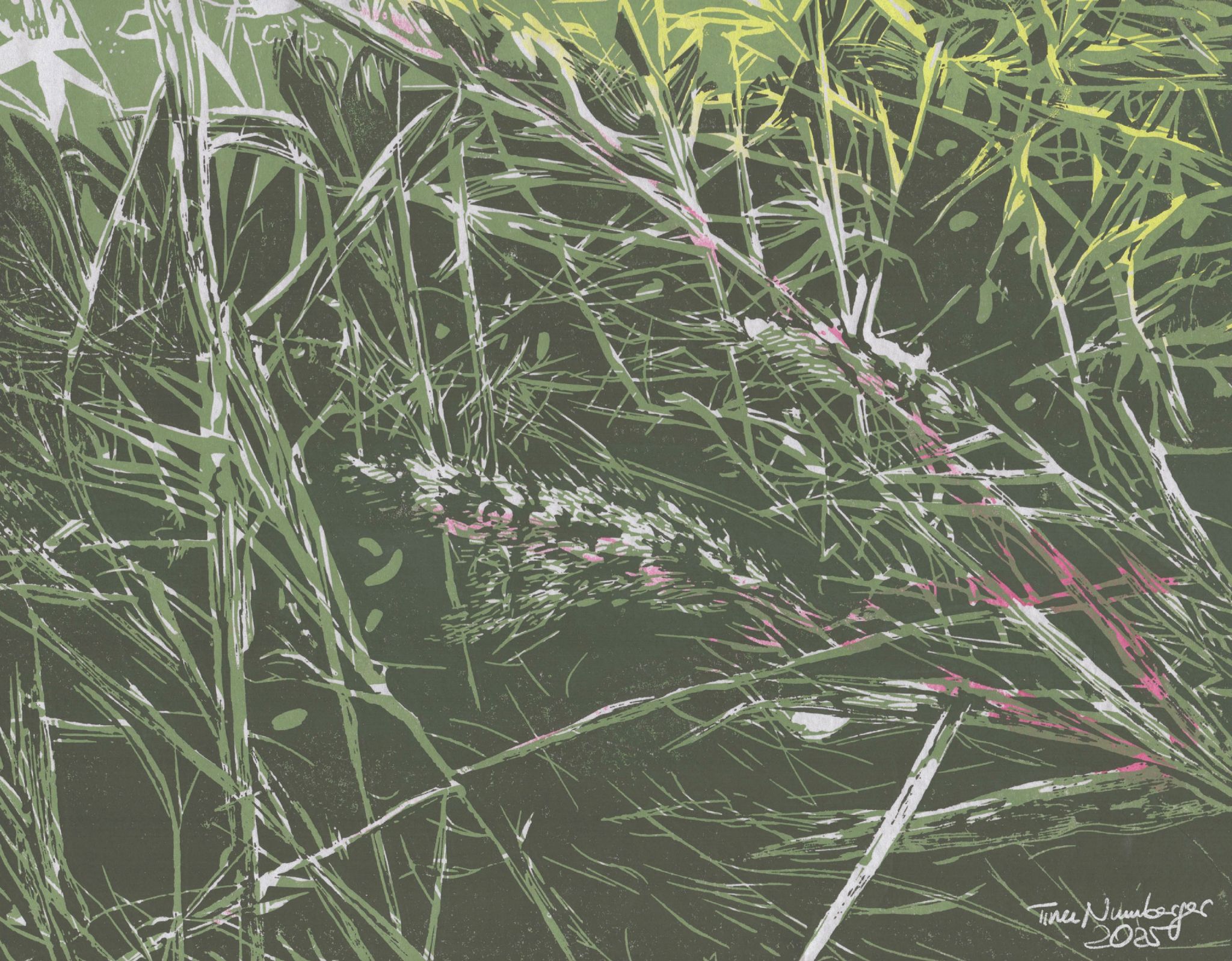 Tina Numberger Linoprint 08