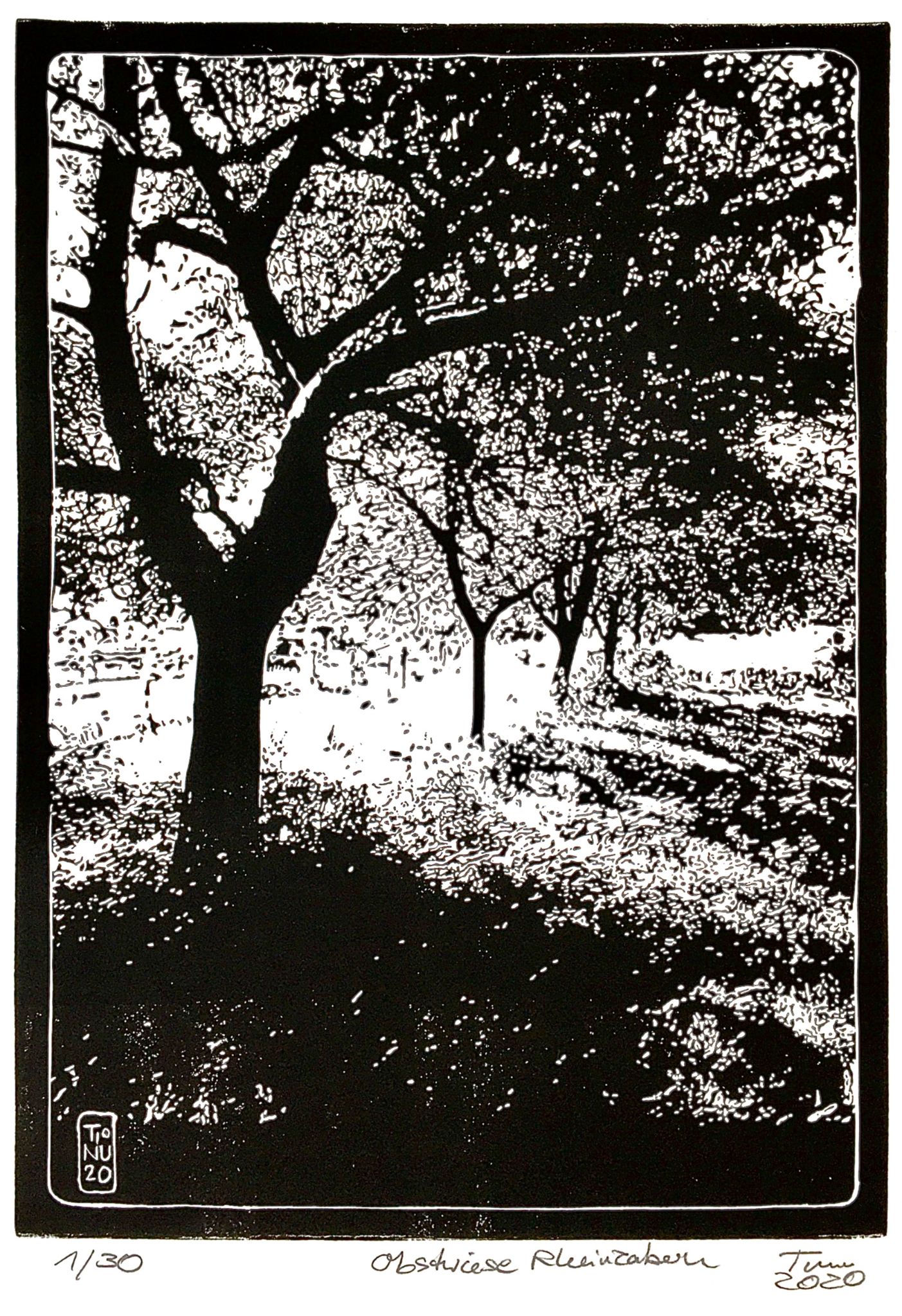 Tina Numberger Linoprint 12